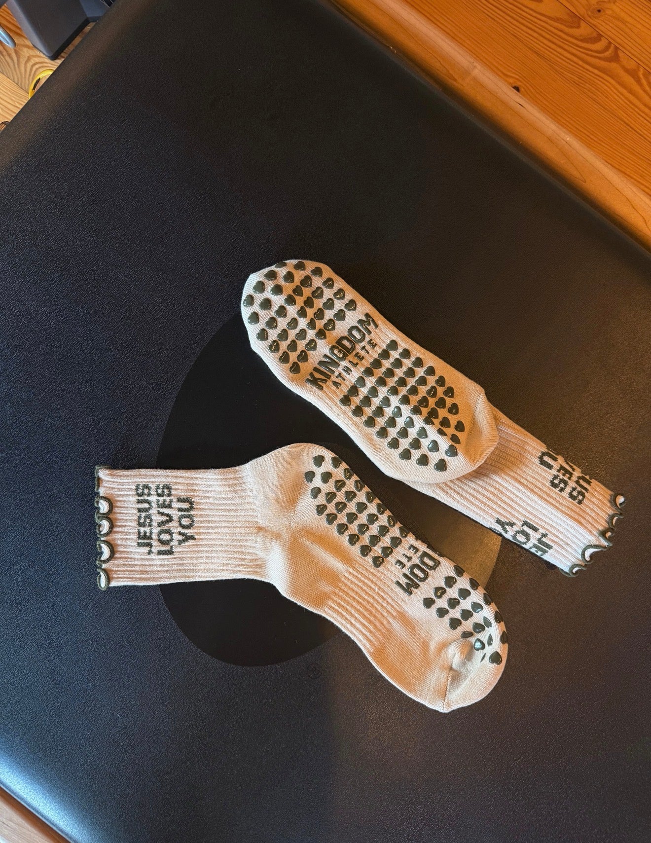 Jesus Loves You Grip Socks