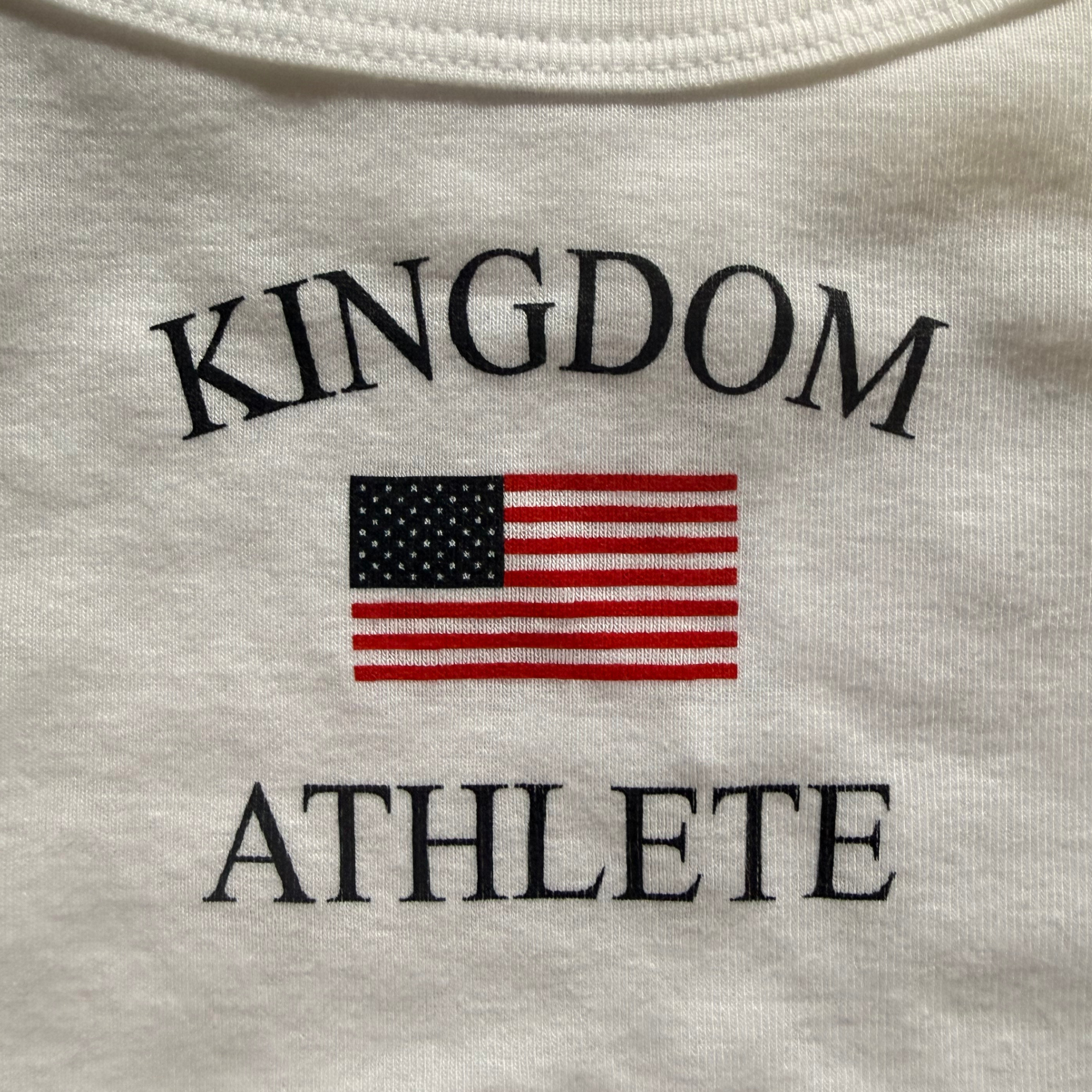 Faith & Freedom - American Flag Ribbed Tank